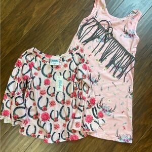 Girls' Shea Baby NWT shirt and NWOT Dress Set